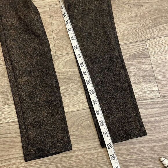 Hudson Nico Midrise Super Skinny Speckled Gold & Black Jeans - Picture 10 of 13